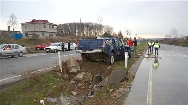 Samsun'un Trafik Kazası: 3 Yaralı