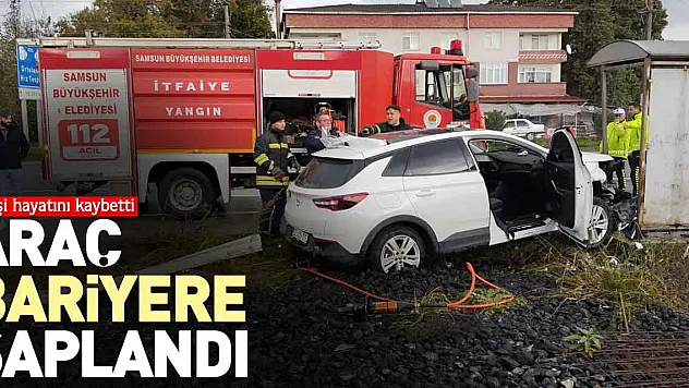 BARİYERE SAPLANAN ARAÇTA: 1 ÖLÜ