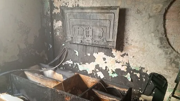 Bina yangını korkuttu