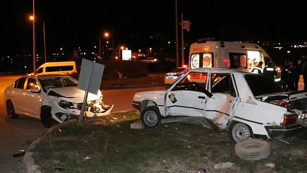 Havza'da trafik kazası