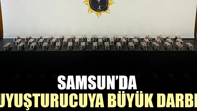 Samsun'da Uyuşturucuya Büyük Darbe