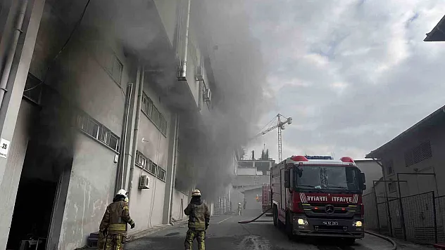 Avcılar'da İş hanında korkutan yangın