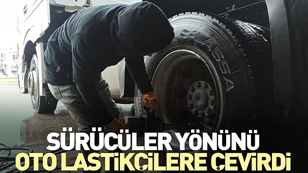 Sürücüler yönünü oto lastikçilere çevirdi