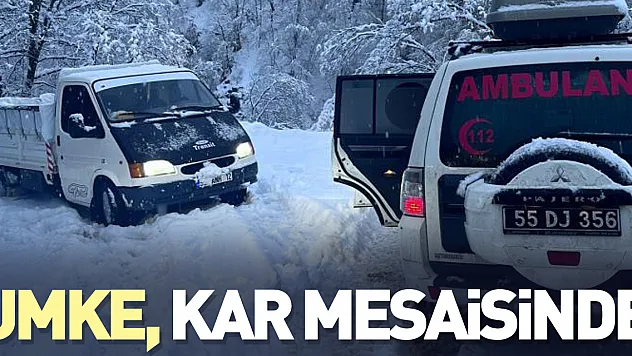 UMKE, Kar mesaisinde