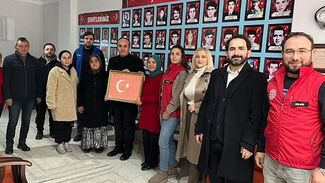 Şehit ailelerine ziyaret