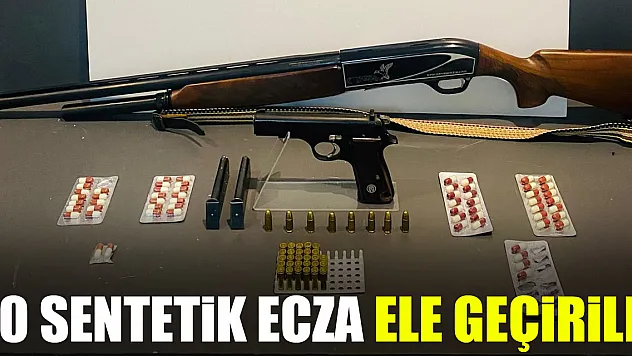 60 Sentetik Ecza Ele Geçirildi