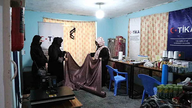 TİKA, Kabil'de Dikiş-Nakış Atölyesi Kurdu