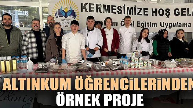 Altınkum Öğrencilerinden Örnek Proje