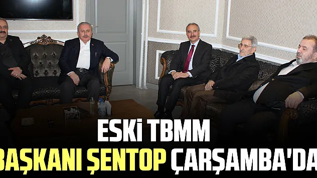 ESKİ TBMM BAŞKANİ ŞENTOP ÇARŞAMBA'DA