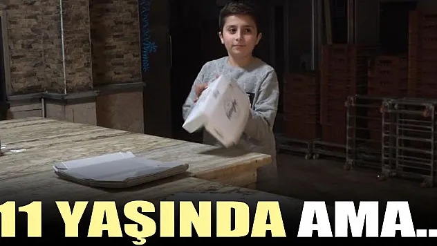 11 yaşında ama...