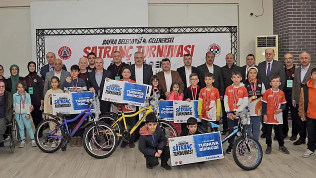 Bafra'da 4'üncü geleneksel satranç turnuvası