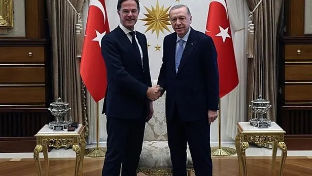 Erdoğan ile Rutte bir arada