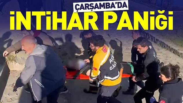 Çarşamba'da İntihar Paniği