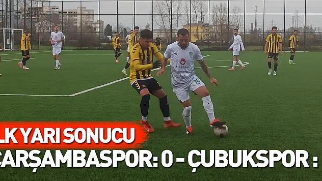 ÇARŞAMBASPOR İLK YARIYA GERİDE BAŞLADI