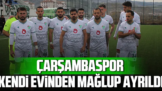 ÇARŞAMBASPOR KENDİ EVİNDEN MAĞLUP AYRILDI