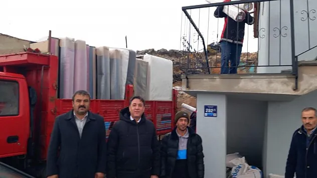 Kayseri'de tüp patlamasında hasar gören ev onarıldı