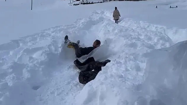 Vatandaşlar Ayder Yaylası'na koştu