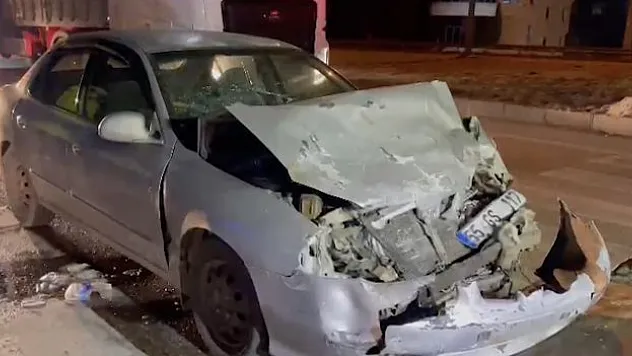 Trafik kazasında 1 kişi yaralandı