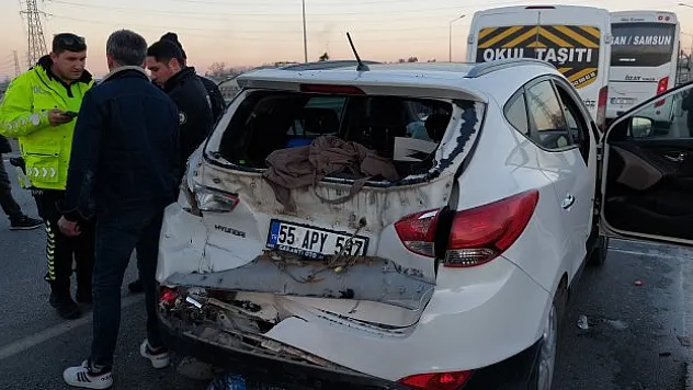 5 araçlı zincirleme kaza