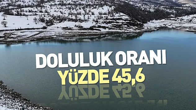 Doluluk oranı yüzde 45,6