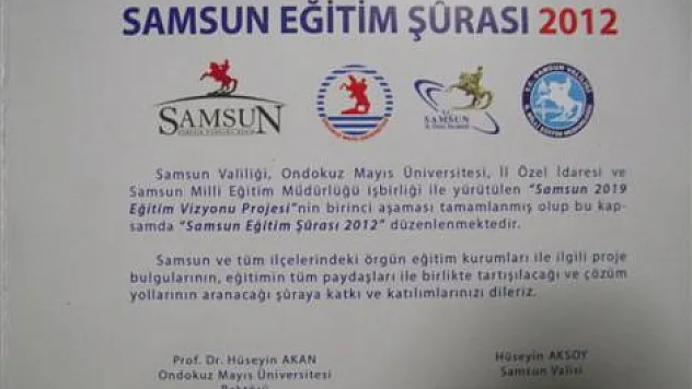 Milli Eğitim'den Samsun Eğitim Şûrası