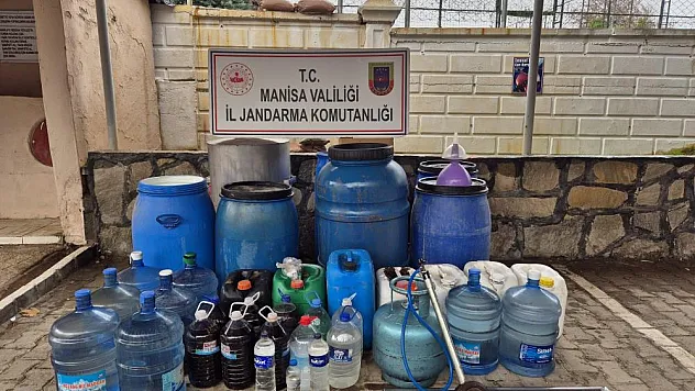 Manisa'da kaçak alkol operasyonu