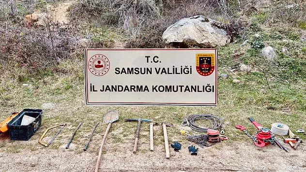 Kaçak kazı yapanlara gözaltı
