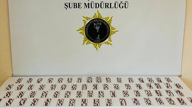 840 adet sentetik ecza ele geçirildi