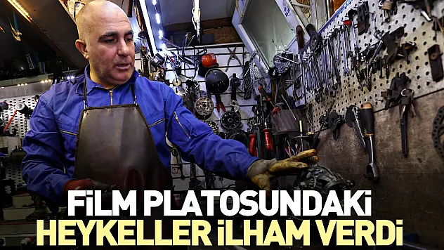 Film platosundaki heykeller ilham verdi