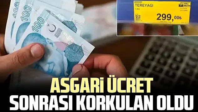ASGARi ÜCRET SONRASI KORKULAN OLDU