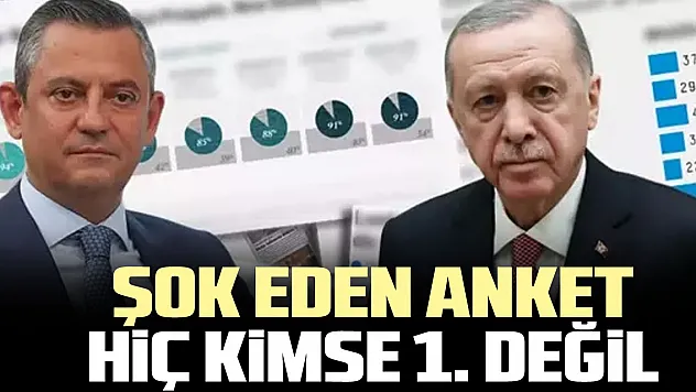 ŞOK EDEN ANKET HiÇ KiMSE 1. DEĞiL