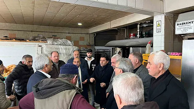 Sarıkamış'ta esnaf ziyareti