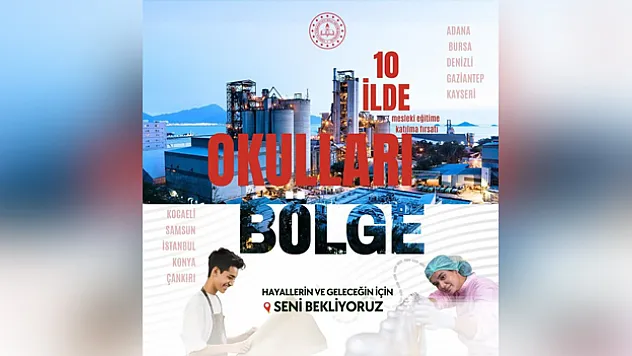 11 mesleki ve teknik eğitim lisesi 'bölge okulu' kapsamına alındı