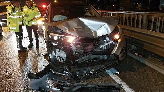 4 araçlı zincirleme trafik kazası