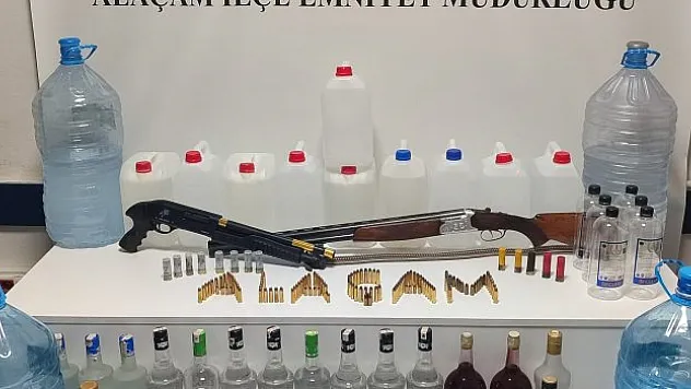 Samsun'da sahte içki operasyonu