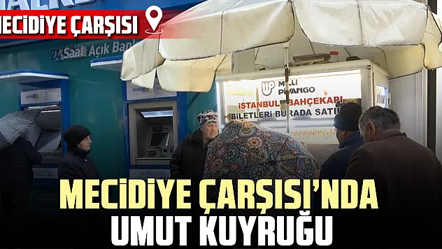 Mecidiye Çarşısı'nda Umut Kuyruğu
