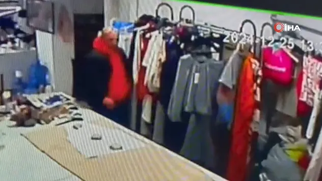 Filmleri aratmayan hırsızlık kamerada