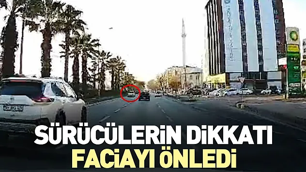 Sürücülerin dikkati faciayı önledi