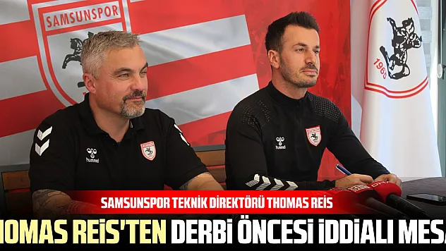 Thomas Reis'ten Derbi Öncesi İddialı Mesaj