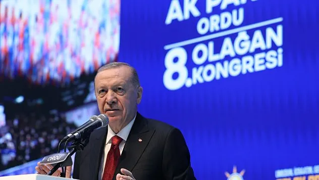 Erdoğan, Ordu İl Kongresinde