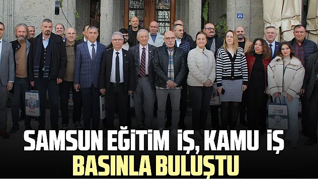 Eğitim iş, Kamu İş Basınla Buluştu