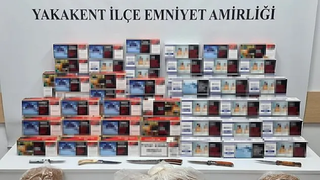 25 kilo kaçak tütün ele geçirildi