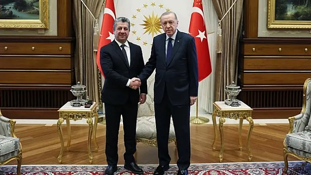 Erdoğan, Barzani ile buluştu