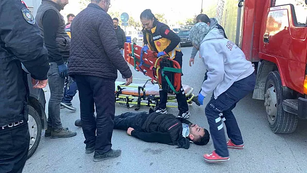 Karaman'da otomobilin çarptığı yaya yaralandı