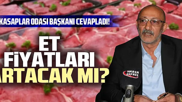 Et Fiyatları Artacak mı? Kasaplar Odası Başkanı Cevapladı!