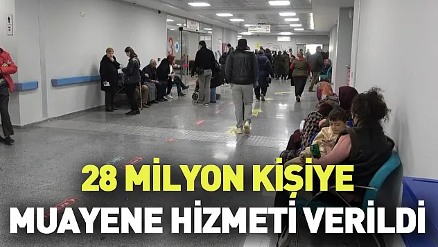 2024 yılında Samsun'da 28 milyon kişiye muayene hizmeti