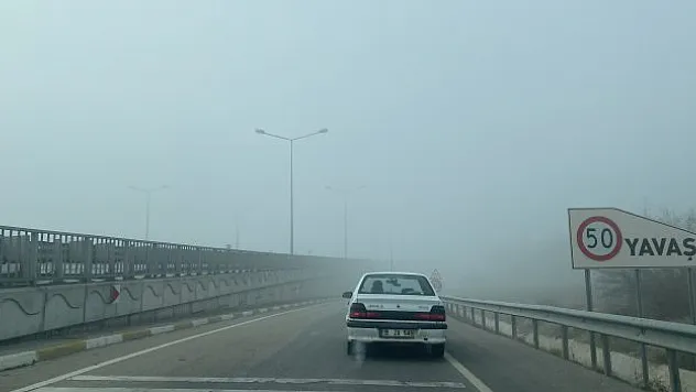 Görüş mesafesi 50 metreye kadar düştü