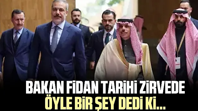 BAKAN FiDAN TARiHi ZiRVEDE ÖYLE BiR ŞEY DEDi Ki...