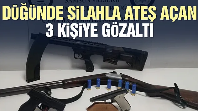 HAVAYA ATEŞ AÇAN 3 KİŞİYE GÖZALTI