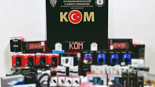 Kaçak elektronik ürün ele geçiririldi